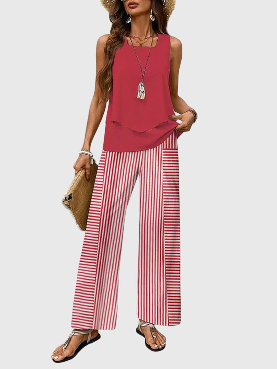 Clara | Elegant 2-Piece Summer Set