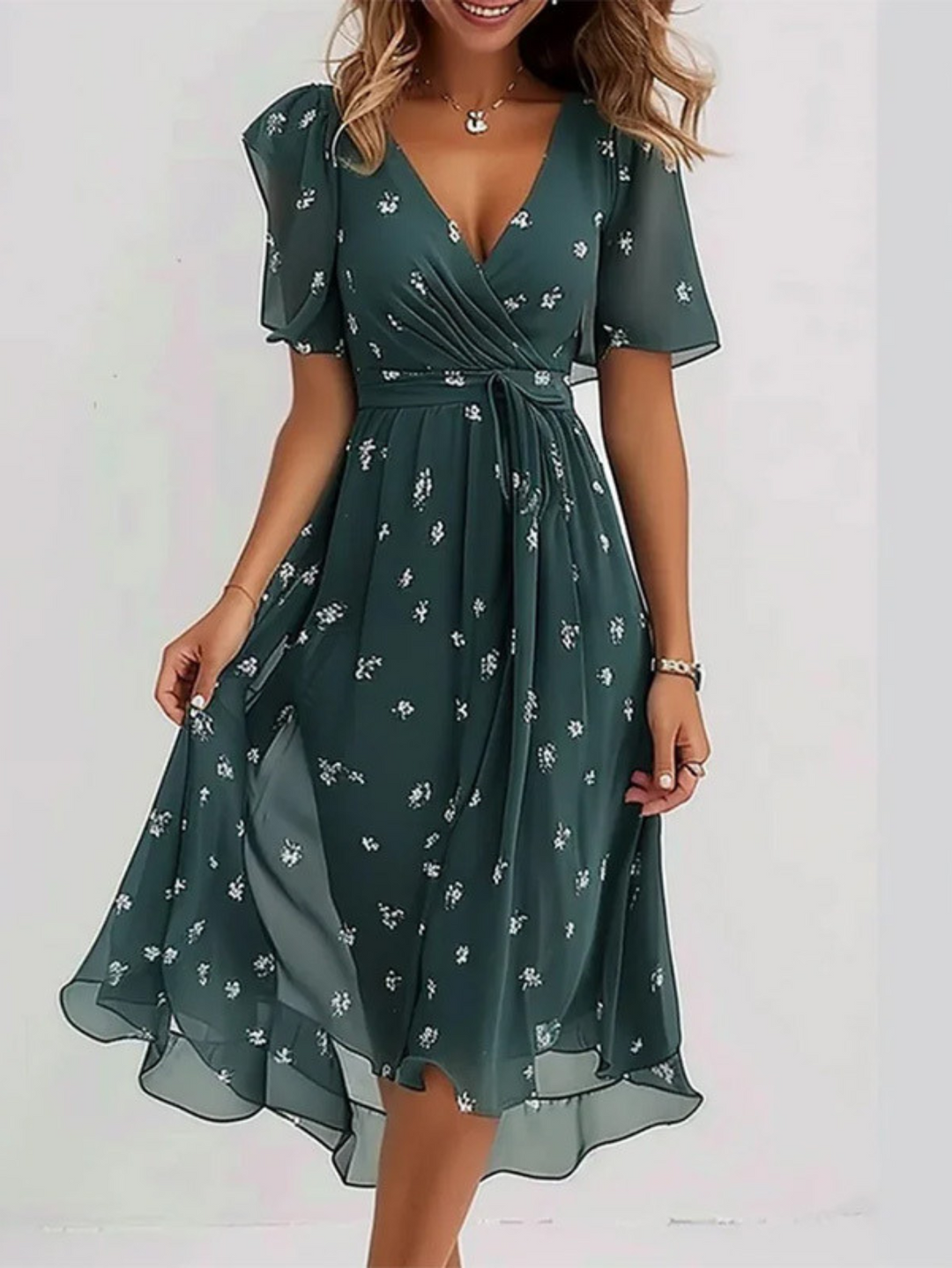 Clara | Summer Dress With Belly Cover