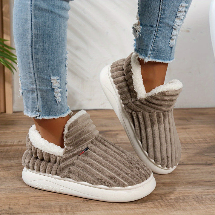 CozyStep Plush House Slippers