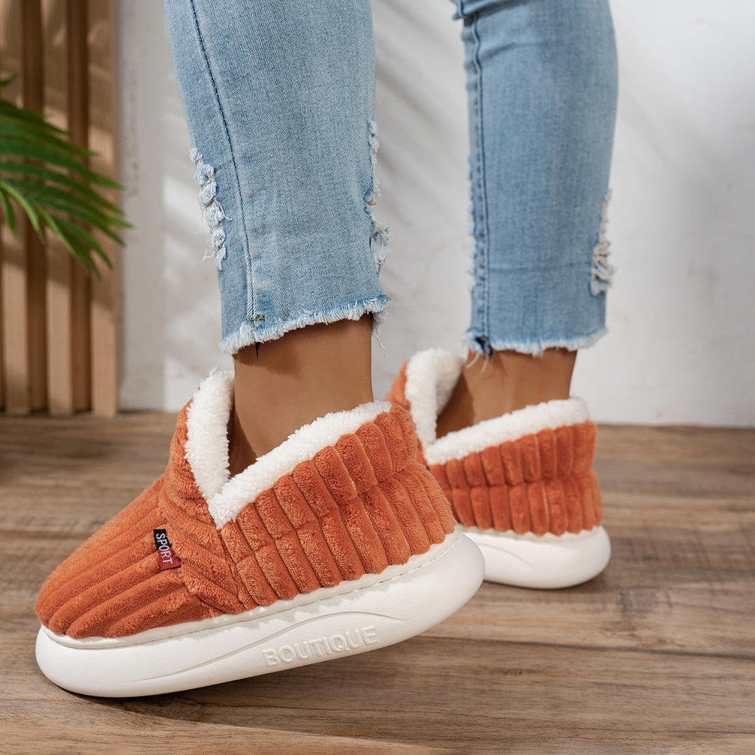 CozyStep Plush House Slippers