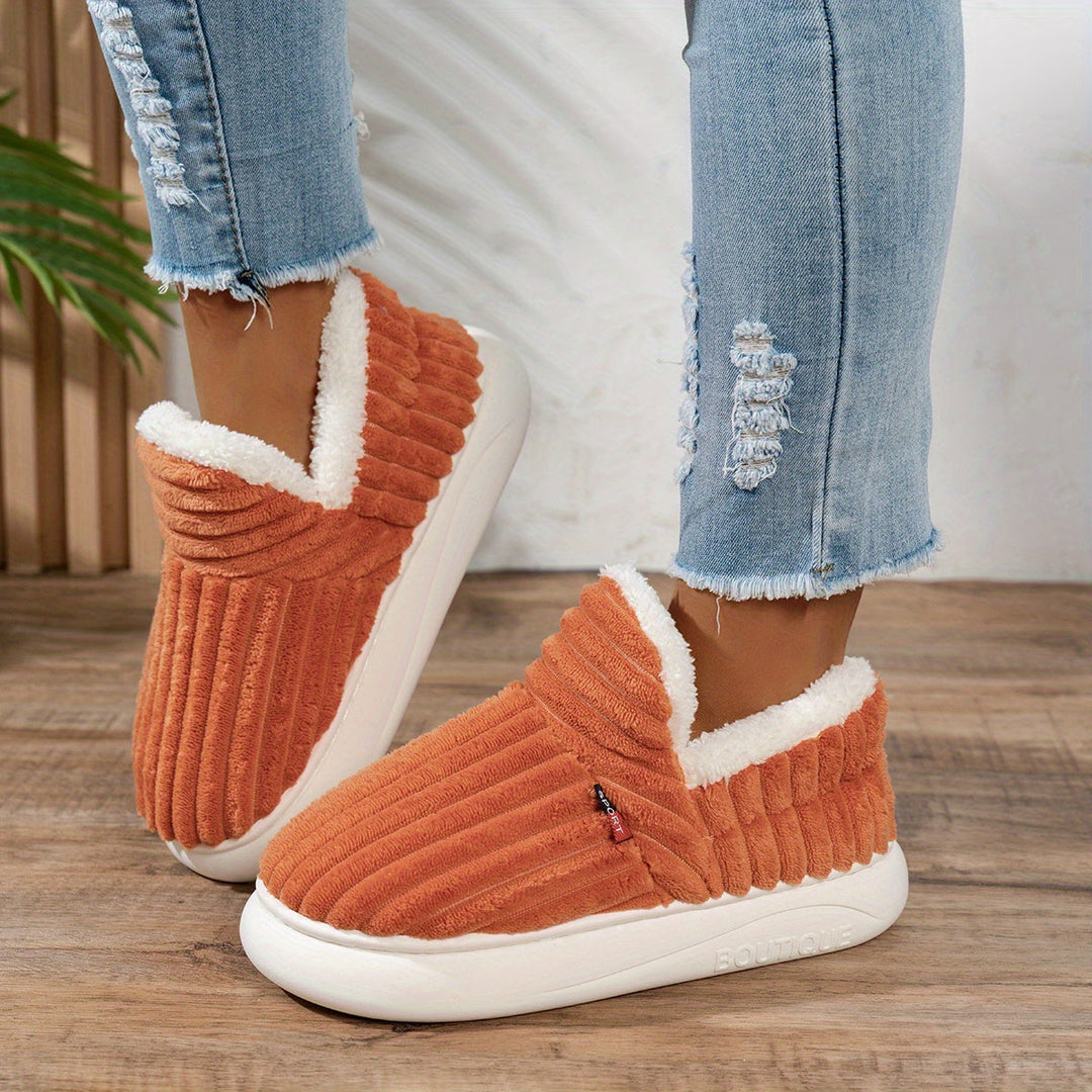 CozyStep Plush House Slippers