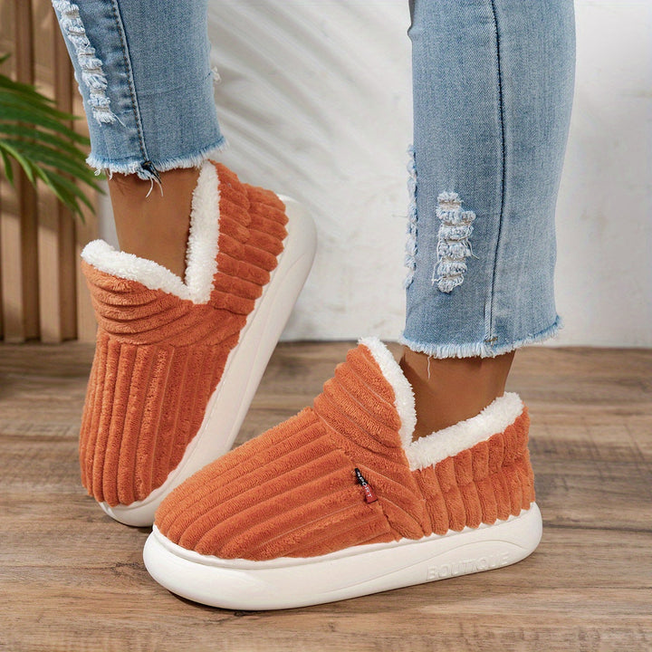 CozyStep Plush House Slippers