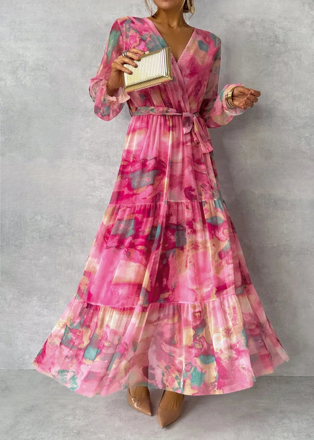 Carman | Floral Wrap Dress