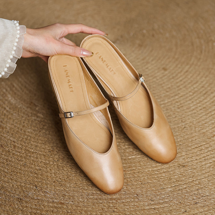 Marvyn | Pointed-Toe Mary Jane Mules