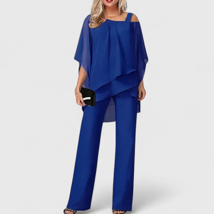 Clara | Elegant Two-Piece Pant Set