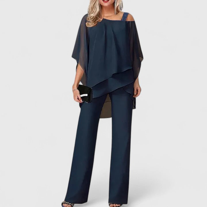 Clara | Elegant Two-Piece Pant Set