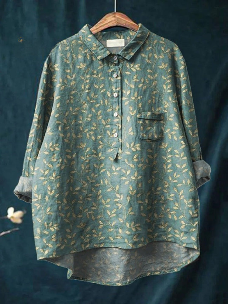 Tiziana – Linen Patterned Shirt