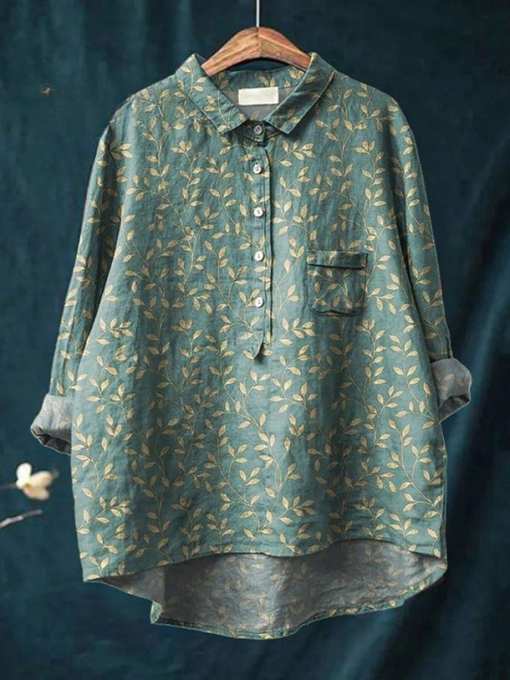 Tiziana – Linen Pattern Shirt