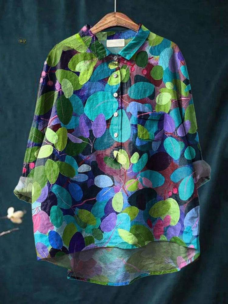 Tiziana – Linen Pattern Shirt