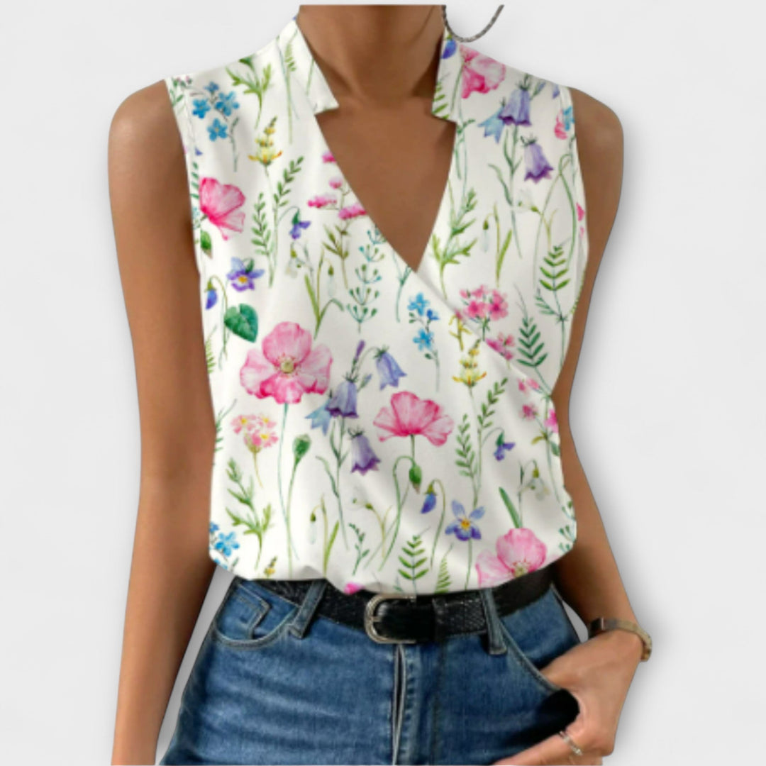 Clara | Elegant V-neck Top