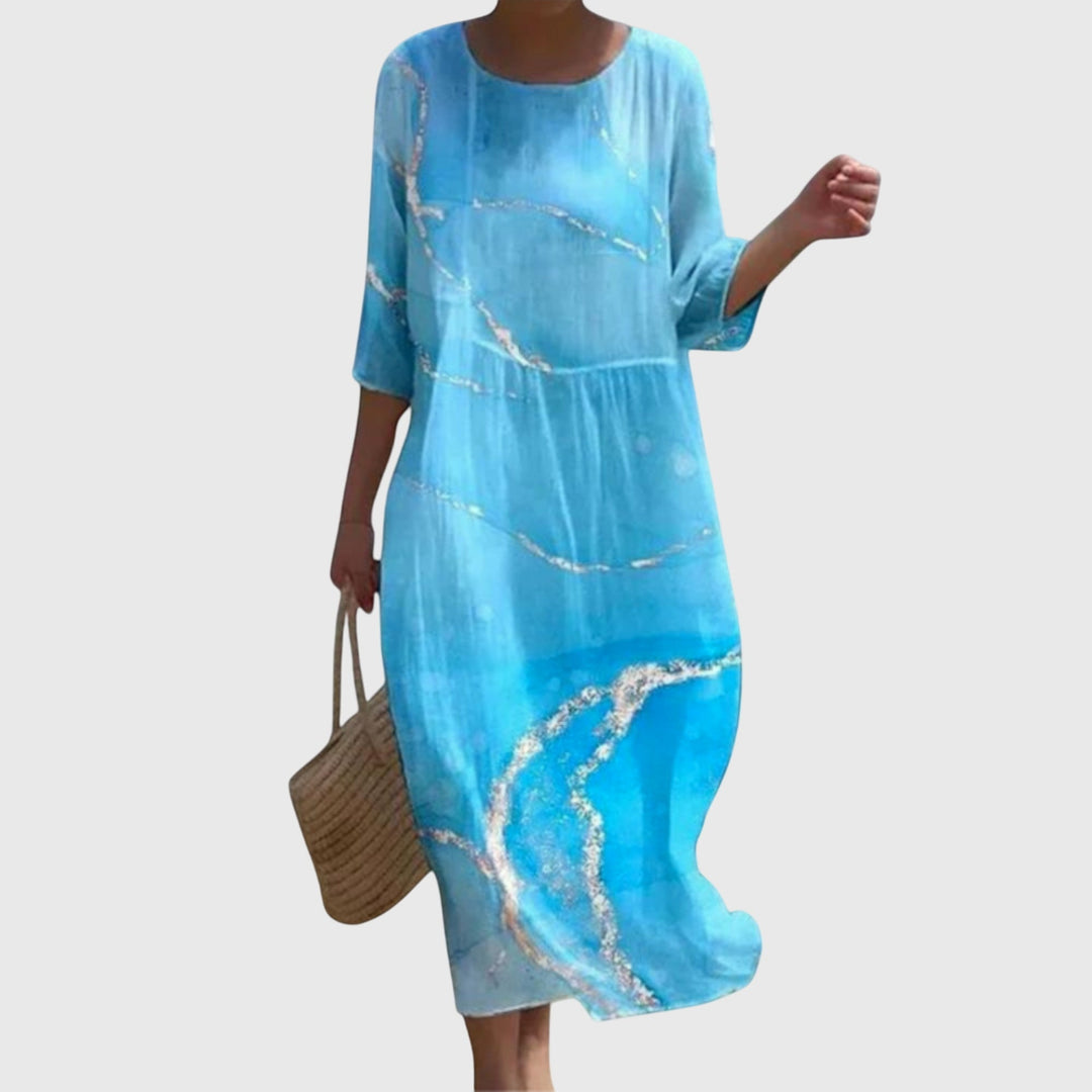 Clara | Stylish Floral Maxi Dress