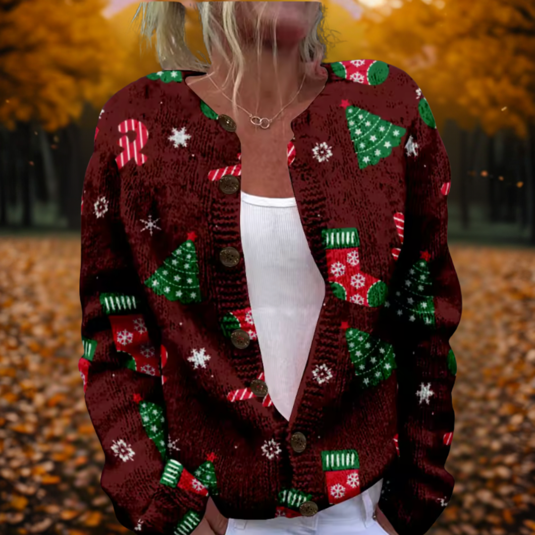 Wendy | Festive Cardigan