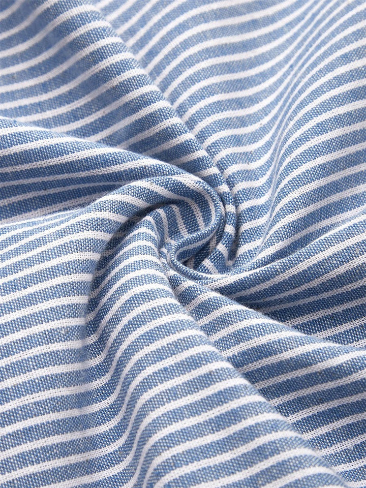 Clara | Striped Midi Dress