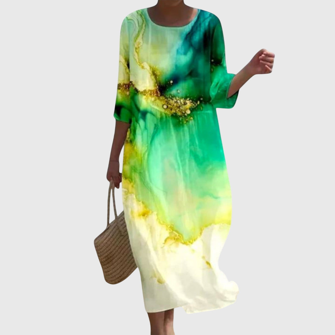 Clara | Stylish Floral Maxi Dress