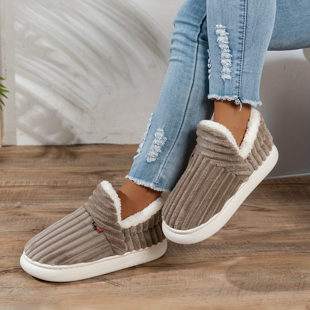 CozyStep Plush House Slippers