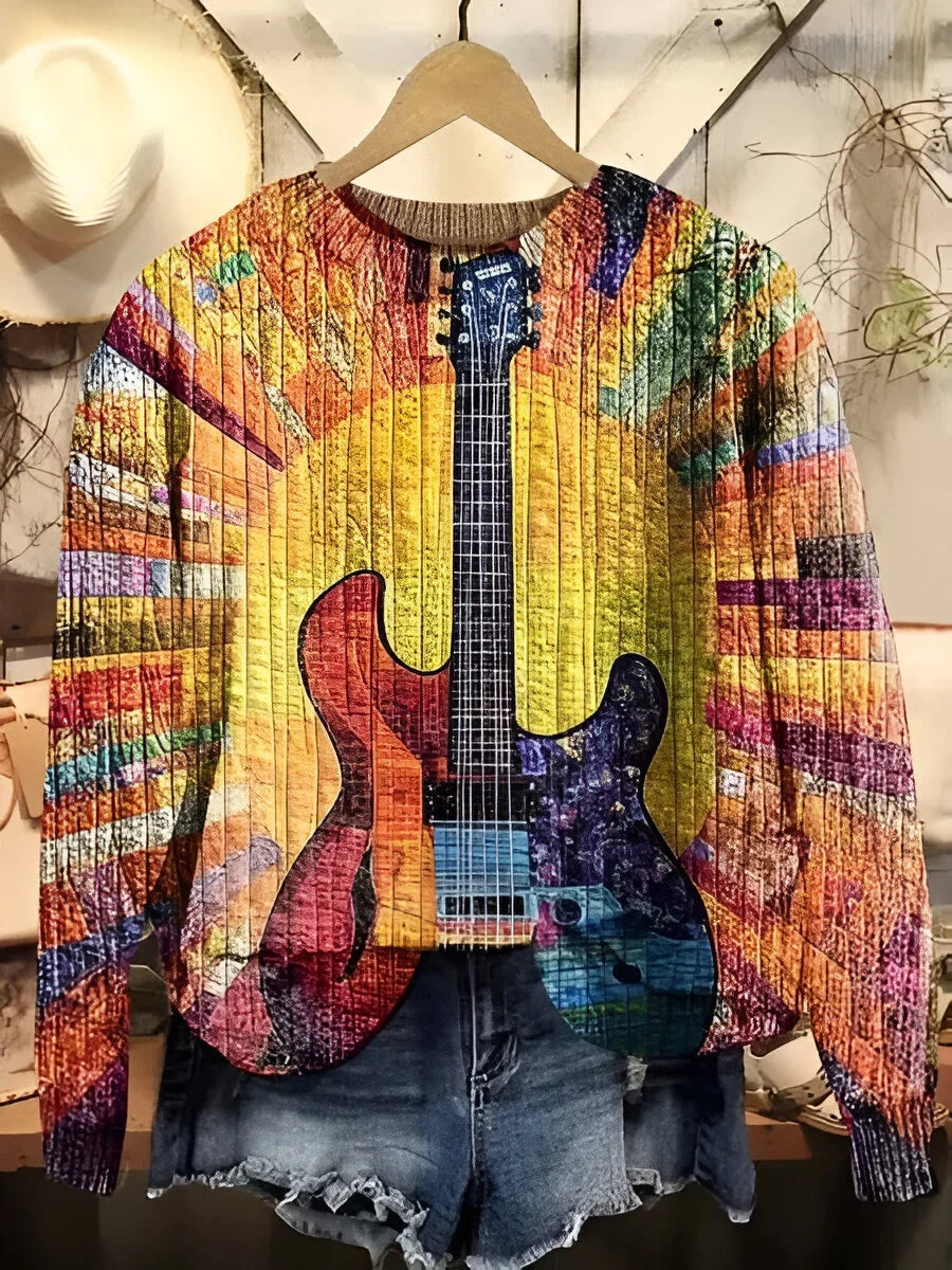 Tanja - Boho Style Colorful Sweatshirt