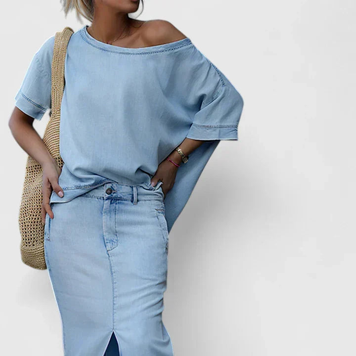 Clara | Elegant Maxi Skirt Set